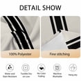 thumbnail image 6 of Round Tablecloth Black Farmhouse Stripes Waterproof Oil Proof Polyester Table Cloth Cover Decor for Home Dining Outdoor,Patio,Parties, 54" Dia. Modern Minimalist Beige, 6 of 9