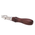 thumbnail image 2 of Leather Groover, Multi Function Labor Saving Leather Stitching Groover  7 in 1 Portable Ergonomic Wood Metal  For DIY For Leathercraft For Leather, 2 of 8