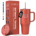 thumbnail image 1 of Taza aislante IRON °FLASK Co-Pilot con pajita y tapa abatible, 1,2 L, 1 of 8