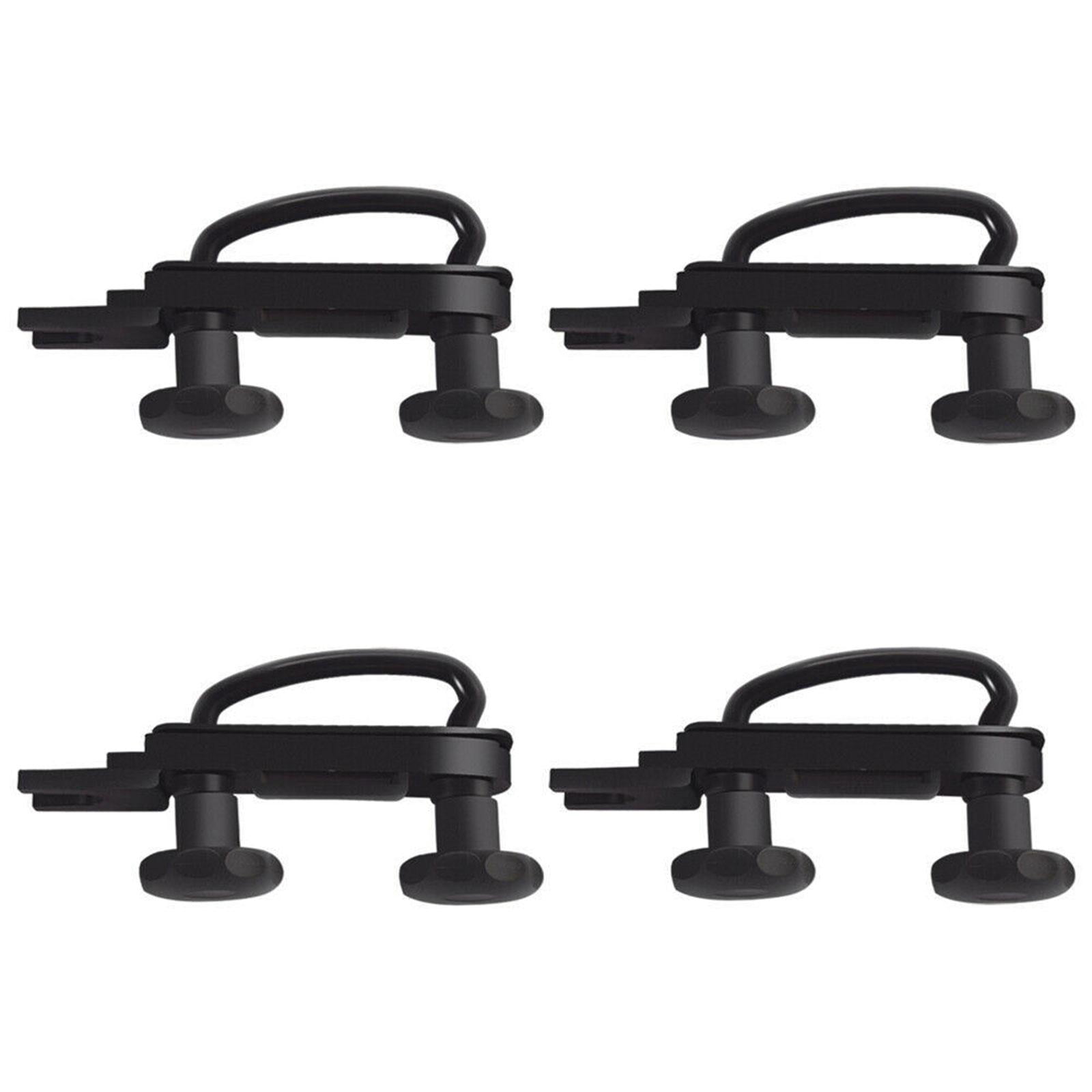 4Pcs Roof Box U Bolt Clamps Accessories Steel U Bracket Installation Accessory for Long Service Life Easy to Mount Modification Sturdy