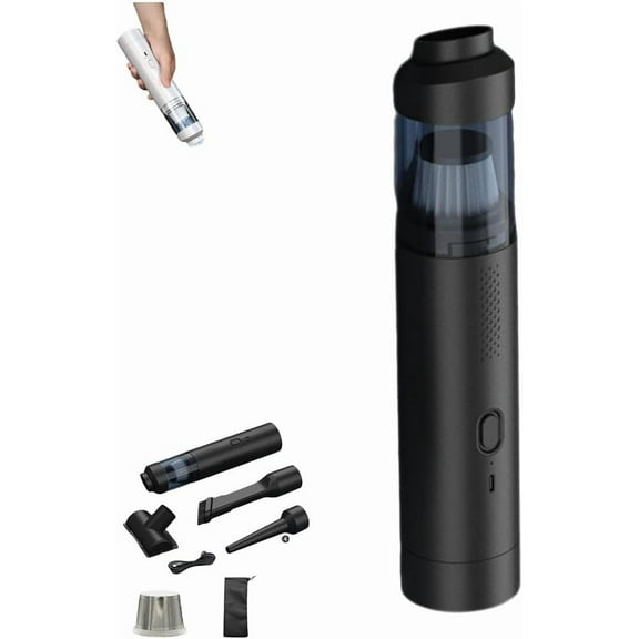 Cordless Handheld Vacuum, 19000Pa Strong Suctio, High-Power 4-in-1 Car Vacuum Cleaner with & Filter, USB-C Rechargeable & Lightweight