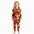 thumbnail image 2 of TOWED22 Toddler Halloween Pajamas Boys Girls Baby Pumpkin Ghost Graphic Pjs Sets Kids Snug fit 2pcs Long-Sleeve Sleepwear, 2 of 9