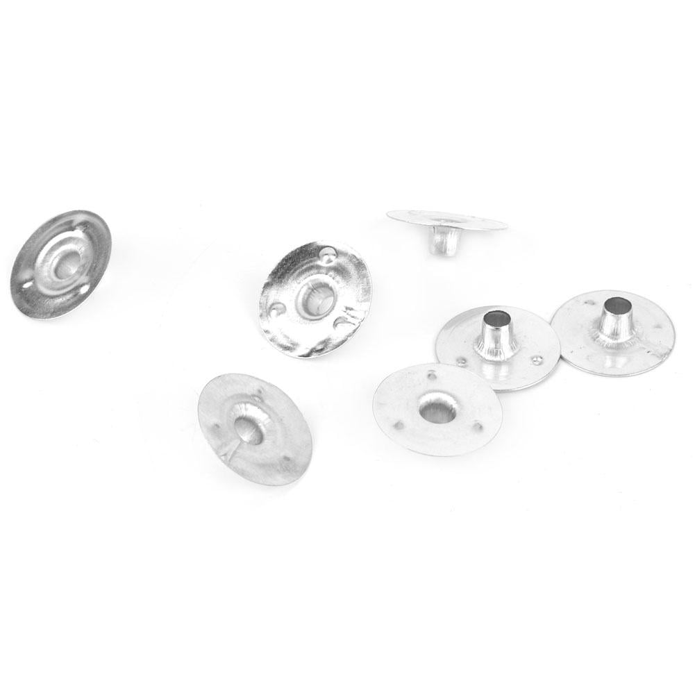 Kritne Candle Wick Tabs,200Pcs Light Candle Metal Wick Base Sustainer