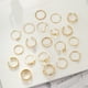 thumbnail image 3 of YOBEST Imitation Pearl Geometry Rings Set For Women Gold Color Hollow Metal Heart Wave Butterfly Finger Ring Jewelry Gifts, 3 of 4