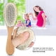 thumbnail image 3 of Cepillo para la cabeza del bebé, peine de pelo de cabra suave para niños, cerdas de madera, herramienta de masaje para bebés, ducha para recién nacidos, color madera, 2 piezas, 3 of 5
