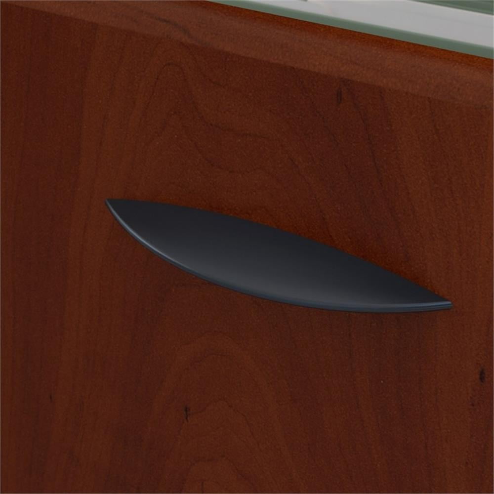 Series A 83" L Shaped Excecutive Desk in Hansen Cherry - Engineered Wood