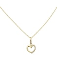 thumbnail image 5 of Gargantilla Corazón Oro 10K circonias 45cm Horoz Wi99, 5 of 5