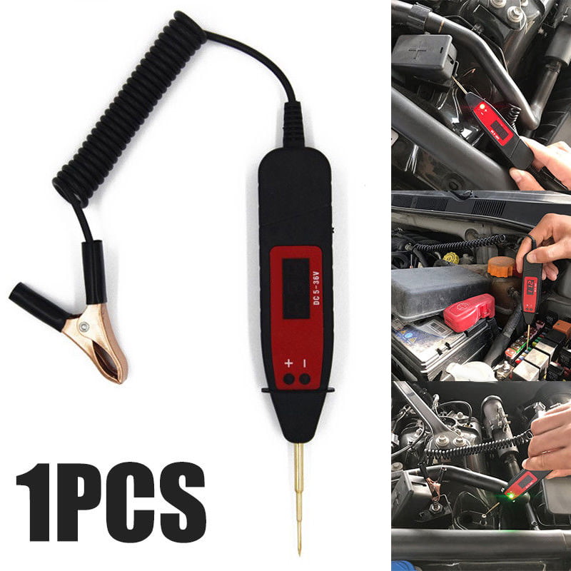 Car Non-Contact Electric Test Pen Voltage Digital Tester Detector Stick DC 5-36V 