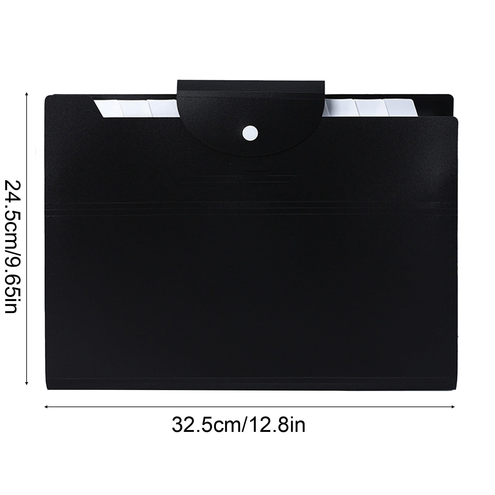 HBBKVI File Folders, 12-Pocket Accordion File Organizer, Organ Pack Folder A4 Exam Paper Classification Storage Bag Office Data Archive File Pack
