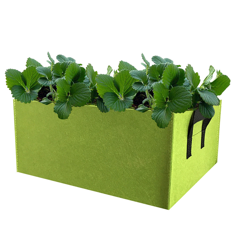 Lemonbest EcoFriendly Rectangle Felt Grow Bag Outdoor Indoor Garden