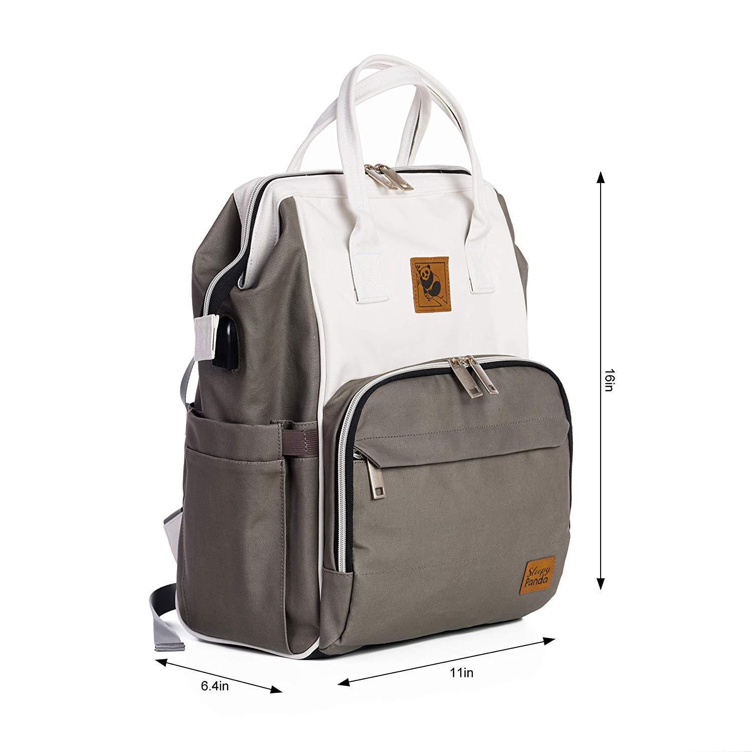 Lizzie - Canvas Diaper Bag
