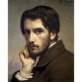 thumbnail image 2 of Bonnat, Leon 20x24 Black Modern Framed Museum Art Print Titled - Self-Portrait, 2 of 4