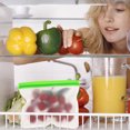 thumbnail image 3 of 10Pcs Reusable Fridge Food Bag Reusable Food Bag Sealing Food Storage Bags, 3 of 9