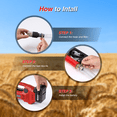 thumbnail image 6 of TaskStar 460W Cordless Fuel Transfer Pump 12GPM Battery Powered Diesel Pump with 4.0Ah Battery Auto-Stop for Diesel Kerosene Machine Oil, 6 of 6