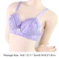 thumbnail image 5 of Ropa de muñeca Figuras femeninas Resistencia al desgaste Bras Beauty Chic Ropa interior de juguetes de juguetes sexy Toys Accesorios Sujetadores para 12 pulgadas Figura Púrpura 1 Conjunto Yuarrent FN001636-03, 5 of 5