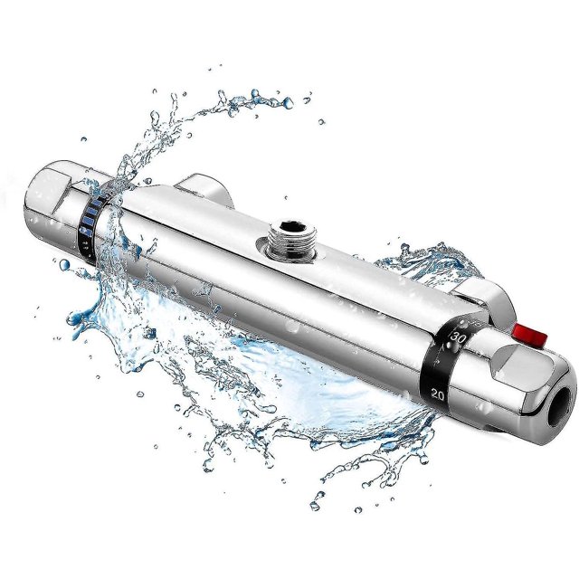 Thermostatic Shower Mixer Tap, 59 Brass Thermostatic Bathtub Faucet, Safety Protection With 38 Anti-scalding Button, Bathtub Mixer Tap Precise Adjustm