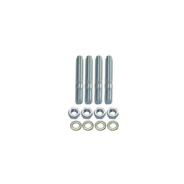 Specialty Chrome SPC9128 2 Po Carb Stud Kit&44; Zinc Blanc - Acier
