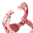 thumbnail image 4 of Vibrant Life Polyester & Spandex Floral Adjustable Dog Harness, Pink, XS, 4 of 13
