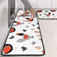 thumbnail image 2 of Kitchen Rugs Sets Of 2,Egg Chicken Pattern Anti Fatigue Kitchen Mat Rugs Non Slip Washable,Decorative Kitchen Floor Mats for Kitchen,Sink,Laundry,17"x47"+17"x47", 2 of 5