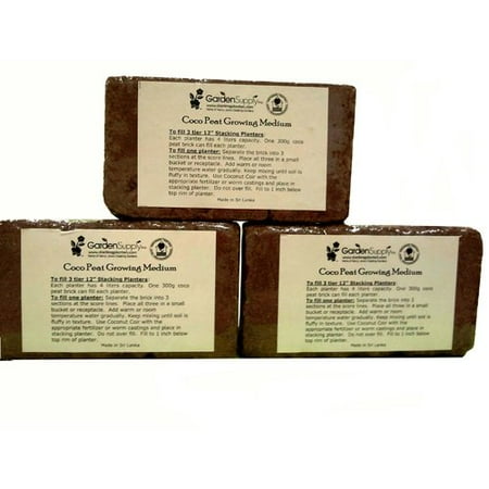 - Natures Distributing Inc 300 Gram Coco Peat Brick Liner (Set of 20)