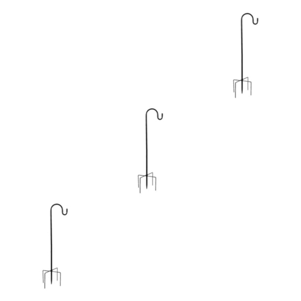 Wosthever Ganchos De Ladrón Viento Y Hierro Hermosos Ganchos De Pastores Jardín 2 Piezas Jardines Jardín Para Verduras Ladrón 1 96cm Type1 NO1