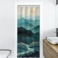 thumbnail image 3 of Thideape Forest Mountain Shower Curtain, 36" x 72", 3 of 6