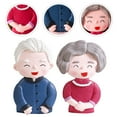 thumbnail image 2 of Miangastore Old People Cake Decors Birthday Theme Decoration Cartoon 2Pcs 3.2x2in, 2 of 8