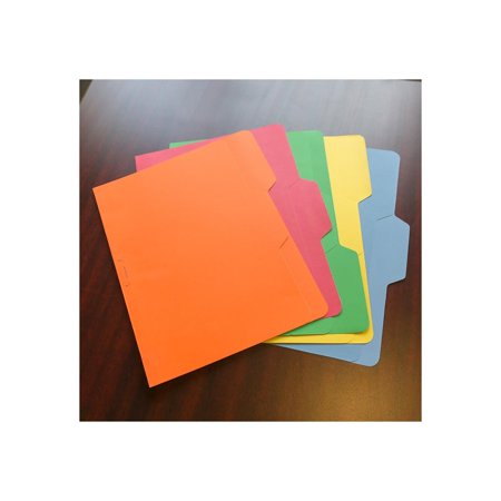 Find It Letter 1/3 Cut All Tab Interior File Folder Assorted 80/Pack FT07377