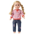 thumbnail image 4 of My Life As Sequin Denim Outfit for 18” Dolls, 2 Pieces, 4 of 5