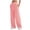 Pink, variant on Simua Women's Wide Leg Yoga Pants 2024 Trendy Button Baggy Sweatpants High Waisted Casual Trousers Jogger Pant
