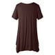 thumbnail image 3 of Pntutb Mujer Moda Casual Verano Color Sólido Manga Corta Cuello Redondo Top Blusa Pntutb Pntutb-7510, 3 of 6