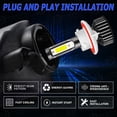 thumbnail image 5 of IHNZCB for Mitsubishi Eclipse 2006-2012 Led Headlights Bulb H13 9008 High And Low Beam 6000k White,Y01, 5 of 12