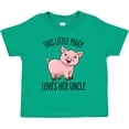 thumbnail image 3 of Inktastic This Little Piggy Loves Her Uncle- Cute Girls Toddler T-Shirt, 3 of 5