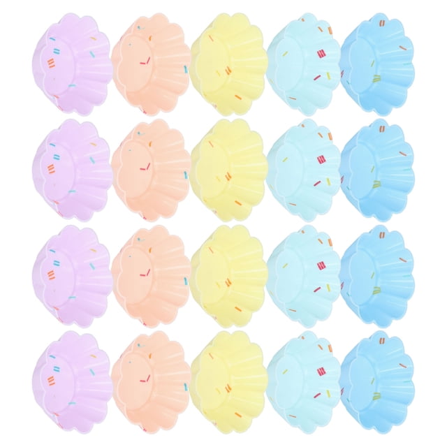 Small Cake Cup Baking Mold, Anti Sticky Silicone Baking Cupcake Liners For Food For Baking ANGGREK CE3118