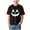 Black, variant on Gerichy Halloween Shirts for Kids Toddler Pumpkin Cotton Short Sleeve Tshirt Clothes Daily Casual Tees 1-14 Years
