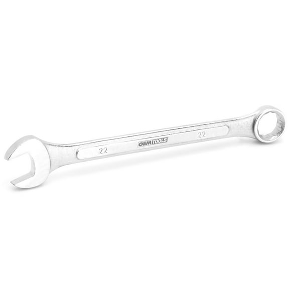 OEMTOOLS 22123 22mm Jumbo Combination Wrench, Combination Wrench Set Jumbo, Metric Combination Wrenches Set, OEM TOOLS Individual Metric Wrenches