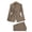 Khaki, variant on Women Two-Piece Suit Spring Autumn Long Sleeves Lapel Collar Blazer Jacket Wide Leg Pants Work Office Business Casual Outfits Pantsuit