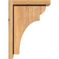 thumbnail image 3 of 5 1/2"W x 10"D x 14"H Yorktown Smooth Corbel w/Backplate, Western Red Cedar, 3 of 9