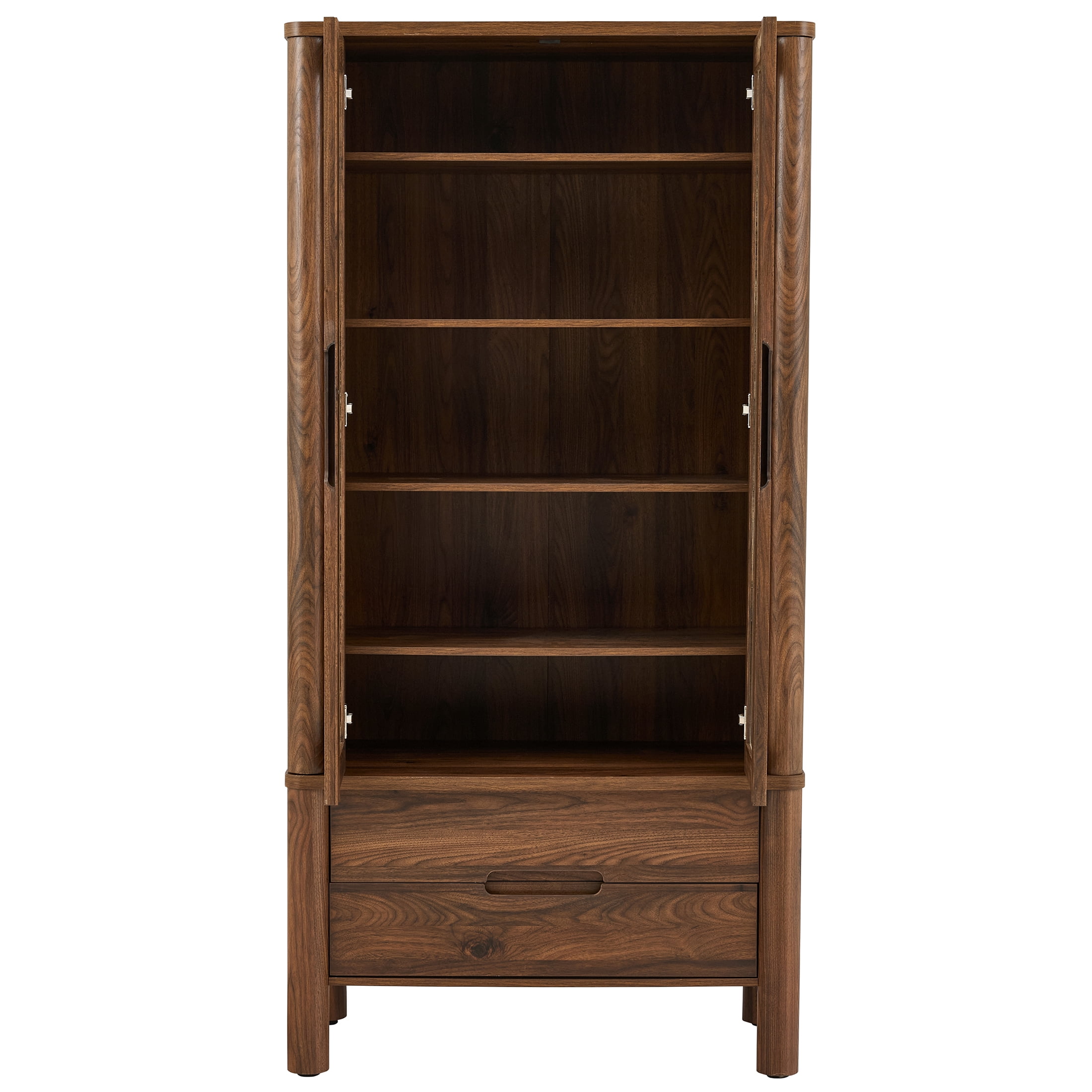 Better Homes & Gardens Adlin China Cabinet, Walnut Finish