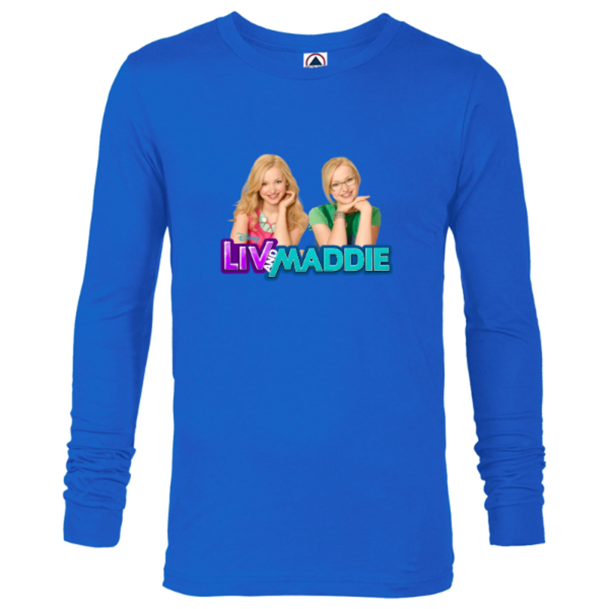 Disney Channel Liv and Maddie - Long Sleeve T-Shirt for Men -  Customized-Black - Walmart.com