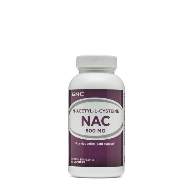 GNC NAcetylLCysteine NAC 600 mg, 60 Capsules