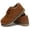 01 Brown, variant on Toddler Boys Girls Oxford Shoes Lace-Up PU Leather School Uniform First Walker Outdoor Dress Flat Loafer Shoes(Toddler/Little Kid)