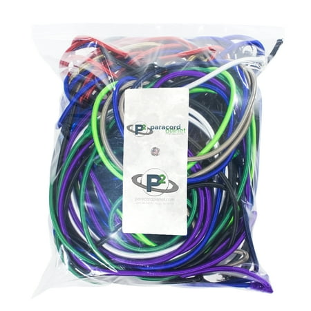 

Bungee Elastic Shock Stretch Cord – Assorted Random Color Grab Bag 100 Feet Total - 3/16 Inch (Random Sizes & Colors)