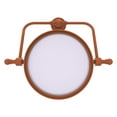 thumbnail image 3 of Retro Wave Collection Wall Mounted Swivel Make-Up Mirror 8 Inch Diameter - Unlacquered Brass / 5X, 3 of 11