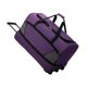 thumbnail image 5 of Garmeta rodante Bolsa de lona multipropósito para hombres para mujeres mango de aluminio telescópico traje ligero bolso resistente al agua Morado l, 5 of 8