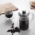 thumbnail image 5 of Storage Containers, Clearance! Fenull 600Ml Amber French Press, Storage Container, 1X Household Filter Sharing Pot Colored Glass Pot, 5 of 8