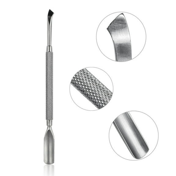 GARVALON 1Pc Nail Cuticle Polisher Angled Cuticle Pusher For Professional Use And Personal Care