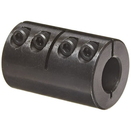 

Climax Part ISCC-- Mild Steel Black Oxide Plating Clamping Coupling / inch X / inch bore / inch OD inch Length - x / Clamp Screw Effective on hard and soft sh...