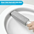 thumbnail image 4 of Natural Abrasive Power Volcanic Rock Pumice Stone For Wide Application, No Scratch Cleaning Extra Long Handle Delicate And Strong High Density Pumice Stone Toilet Cleaning (8 Pack), 4 of 7