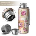 thumbnail image 2 of 20 Oz Pioneer Flower Coffee Tumbler Double Wall Insulated Stainless Steel Water Bottle | Metal Reusable Thermoses Flask with Cup Cap | Leak & Sweat Proof with Anti-Dust Lid, 2 of 7